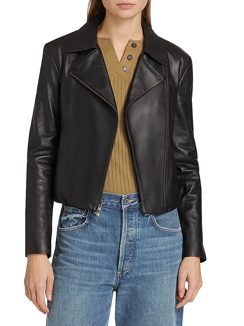 Leather Moto Jacket