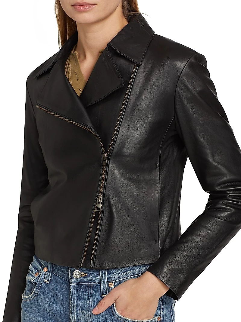 Leather Moto Jacket
