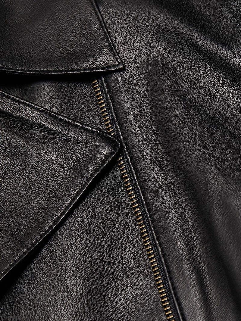 Leather Moto Jacket