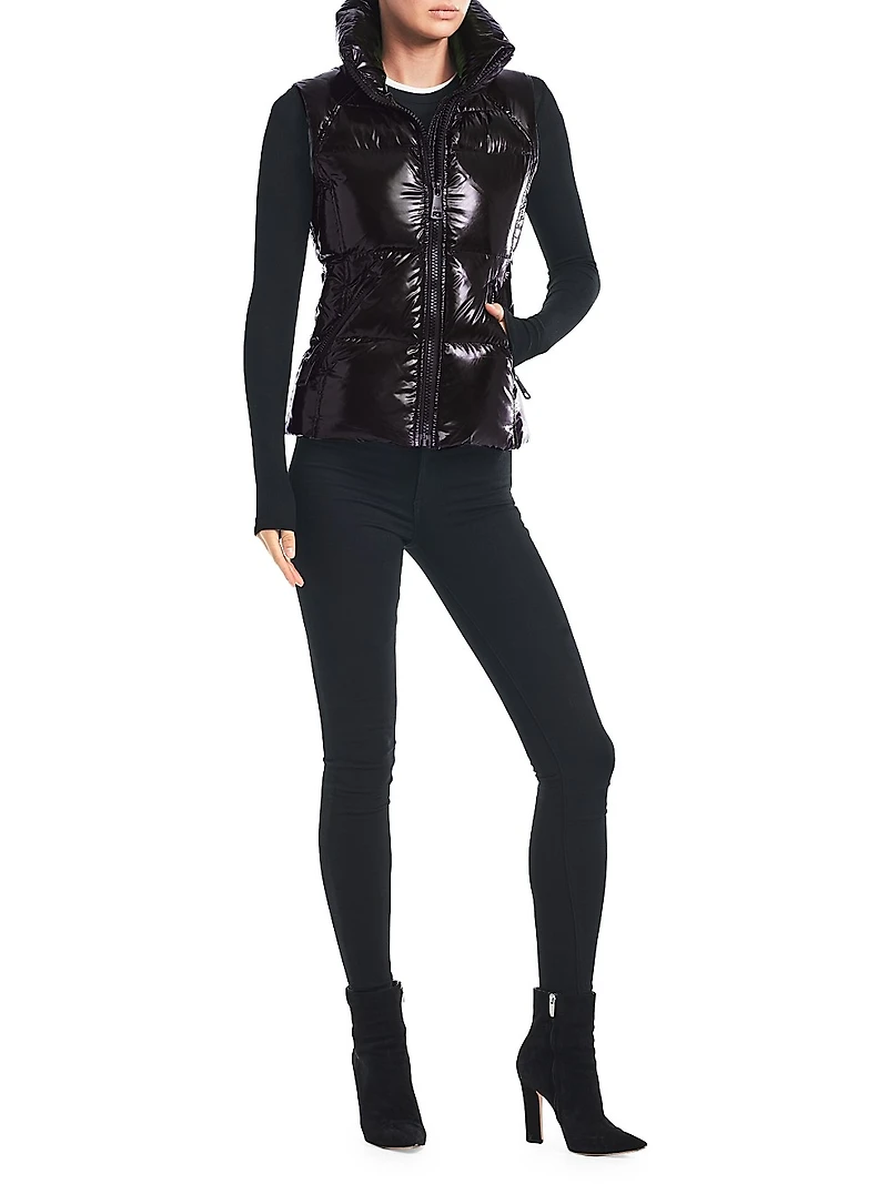 Freedom Glossy Down Puffer Vest