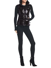 Freedom Glossy Down Puffer Vest