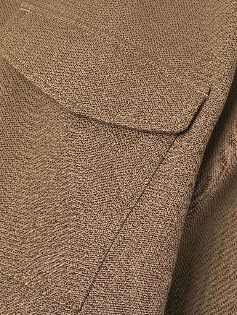 Cotton-Blend Shirt Jacket