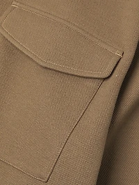 Cotton-Blend Shirt Jacket