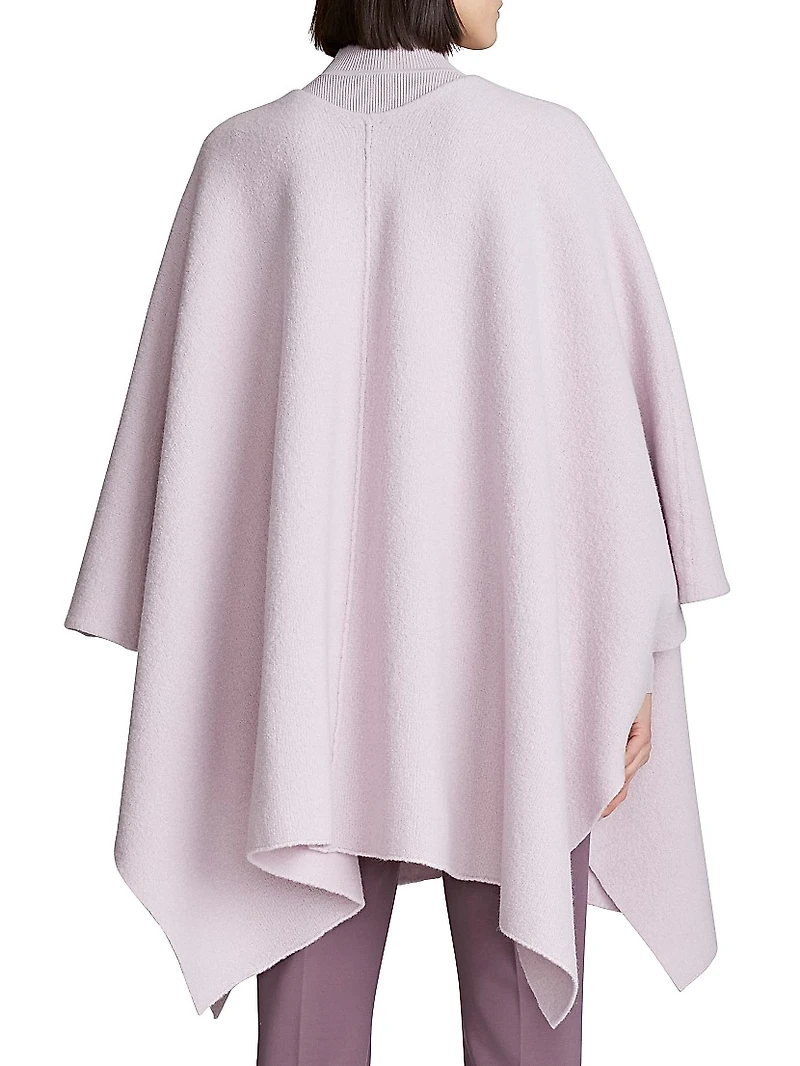 Bridget Boiled Wool Poncho