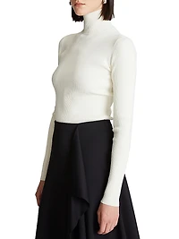 Ty Rib-Knit Turtleneck