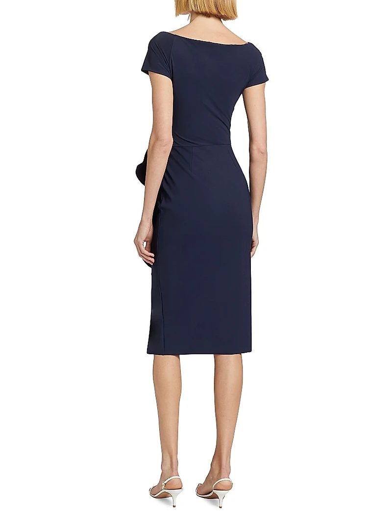 Youwen Ruffled Cocktail Dress