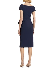 Youwen Ruffled Cocktail Dress