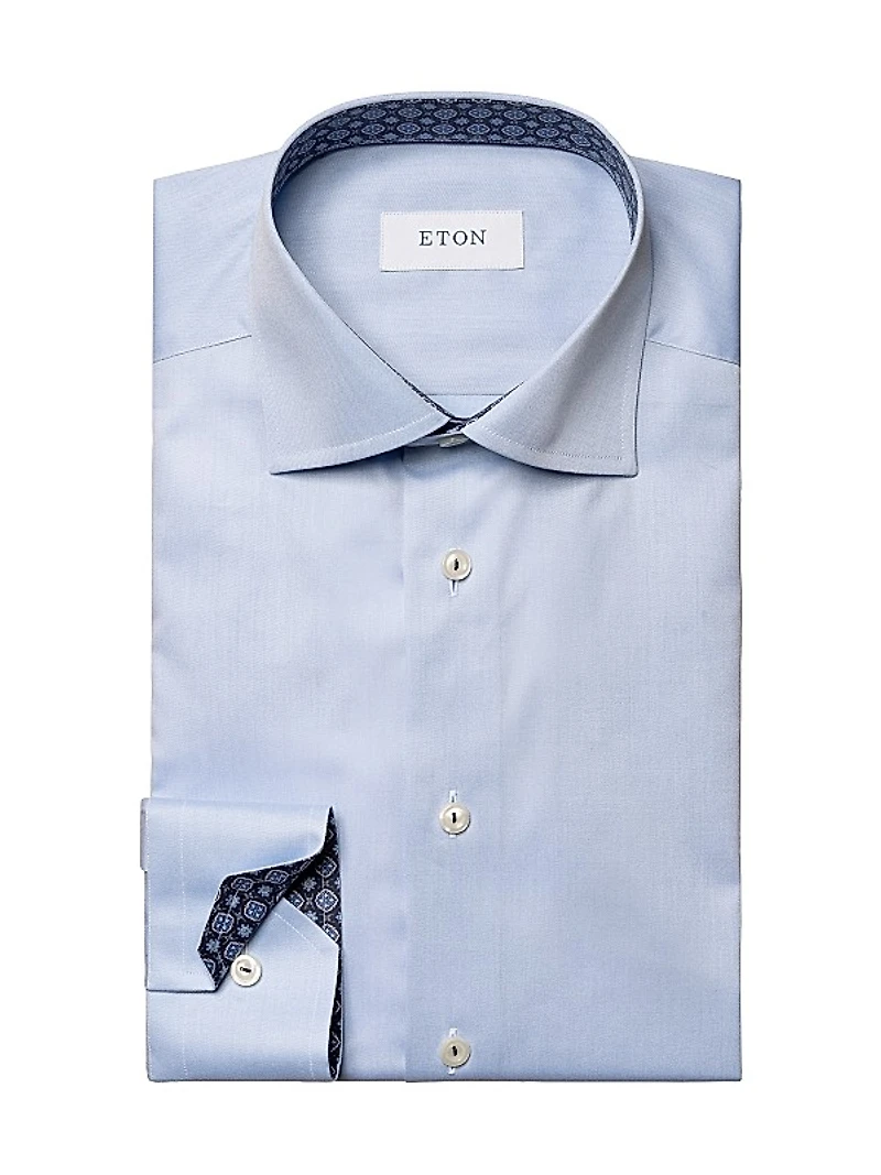 Slim-Fit Medallion Print Shirt