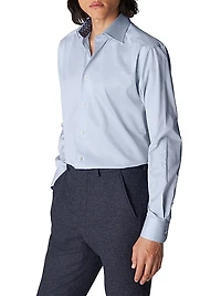 Slim-Fit Medallion Print Shirt