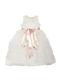 Little Girl's & Girl's Satin & Tulle Dress