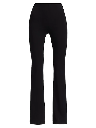 Straight-Leg Cropped Pants