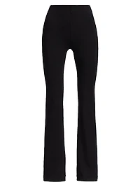 Straight-Leg Cropped Pants