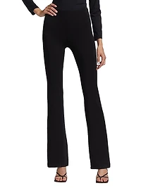 Straight-Leg Cropped Pants