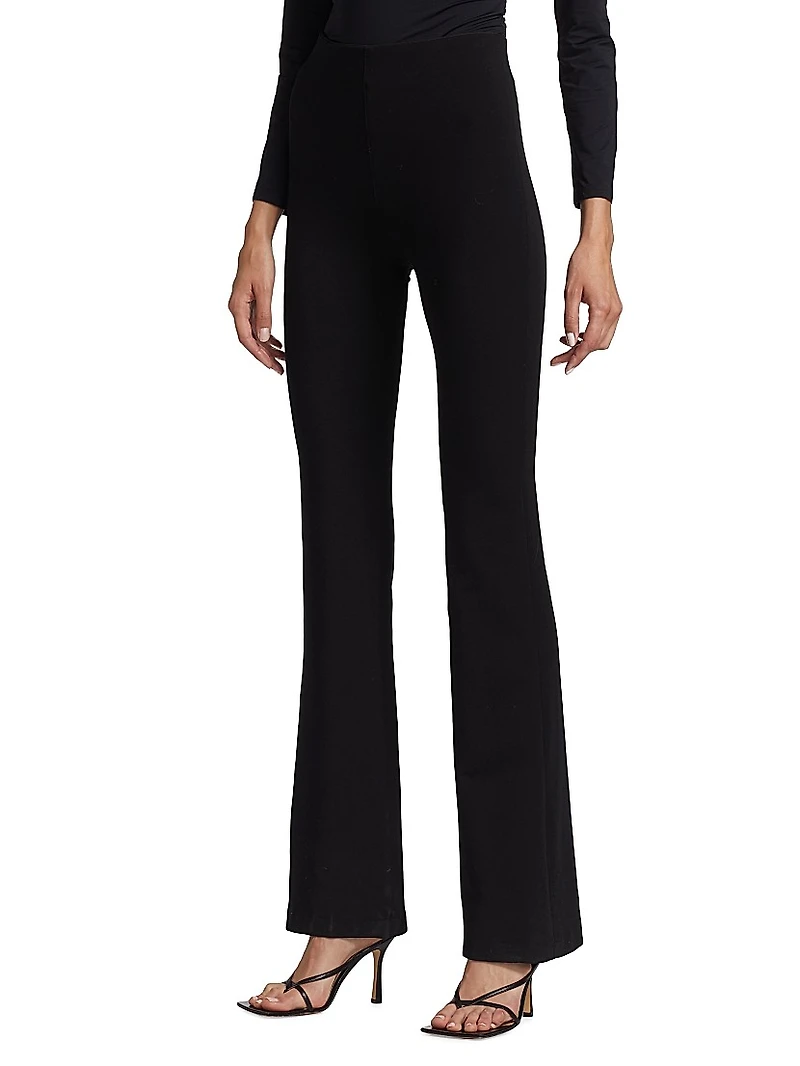 Straight-Leg Cropped Pants