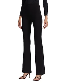 Straight-Leg Cropped Pants