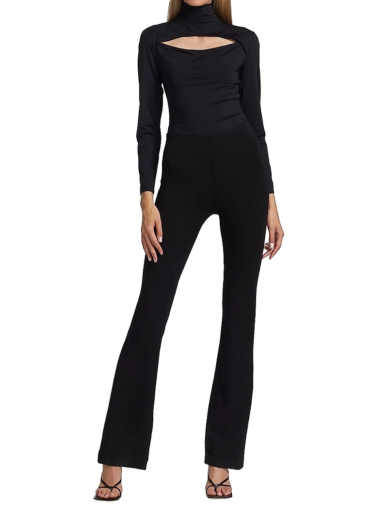 Straight-Leg Cropped Pants