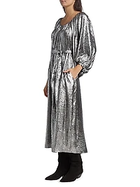 Wallow Crushed Velvet Midi-Dress