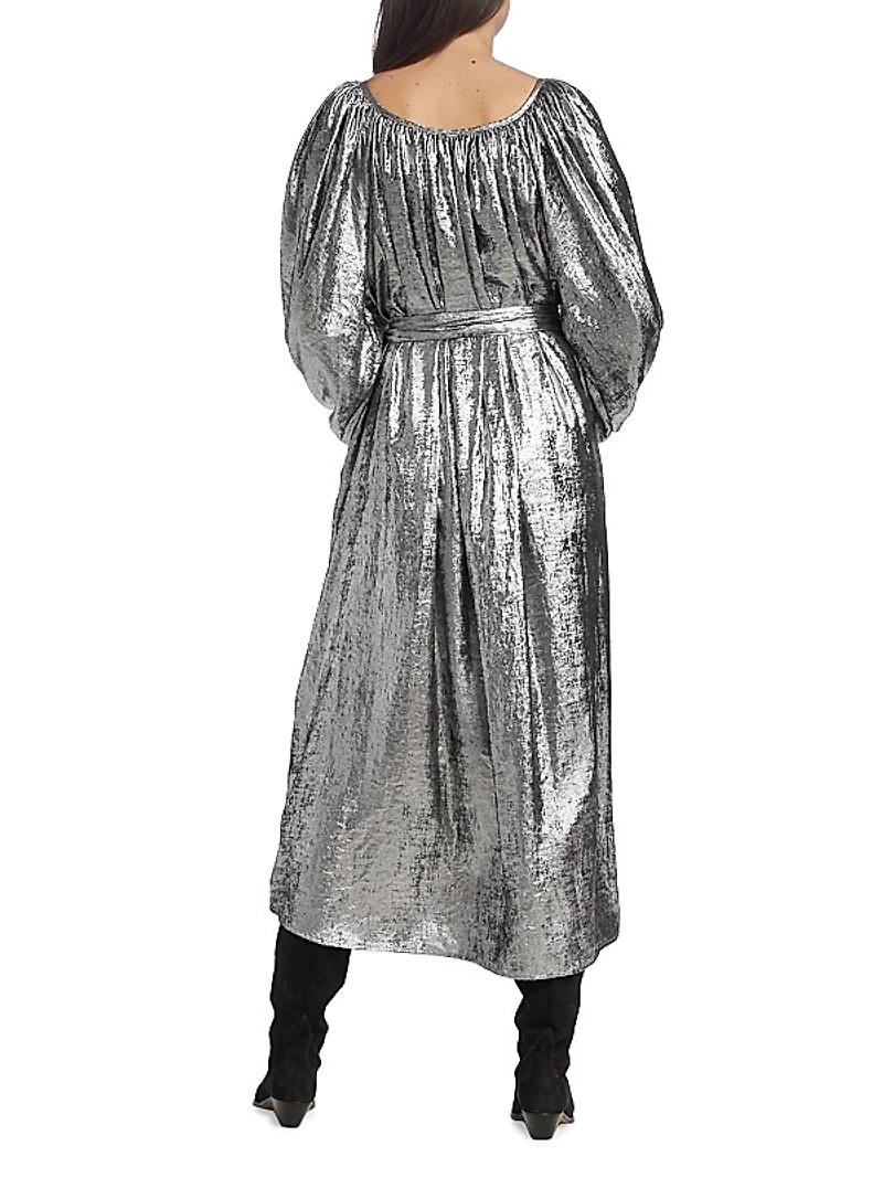 Wallow Crushed Velvet Midi-Dress