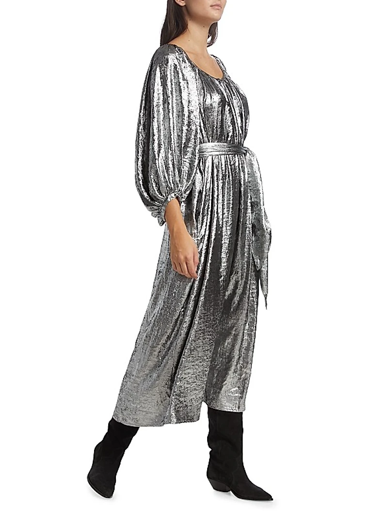 Wallow Crushed Velvet Midi-Dress