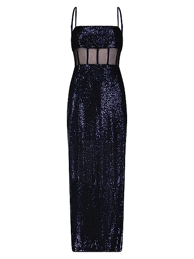 Bustier Sequin Column Gown