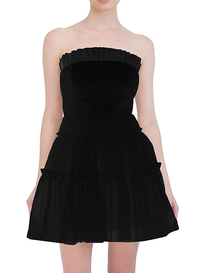 Tulle Corseted Mini Dress