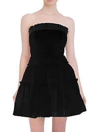 Tulle Corseted Mini Dress