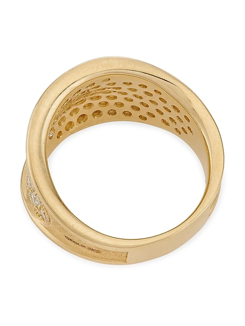 Lunaria Alta 18K Yellow Gold & 1.66 TCW Diamond Band Ring