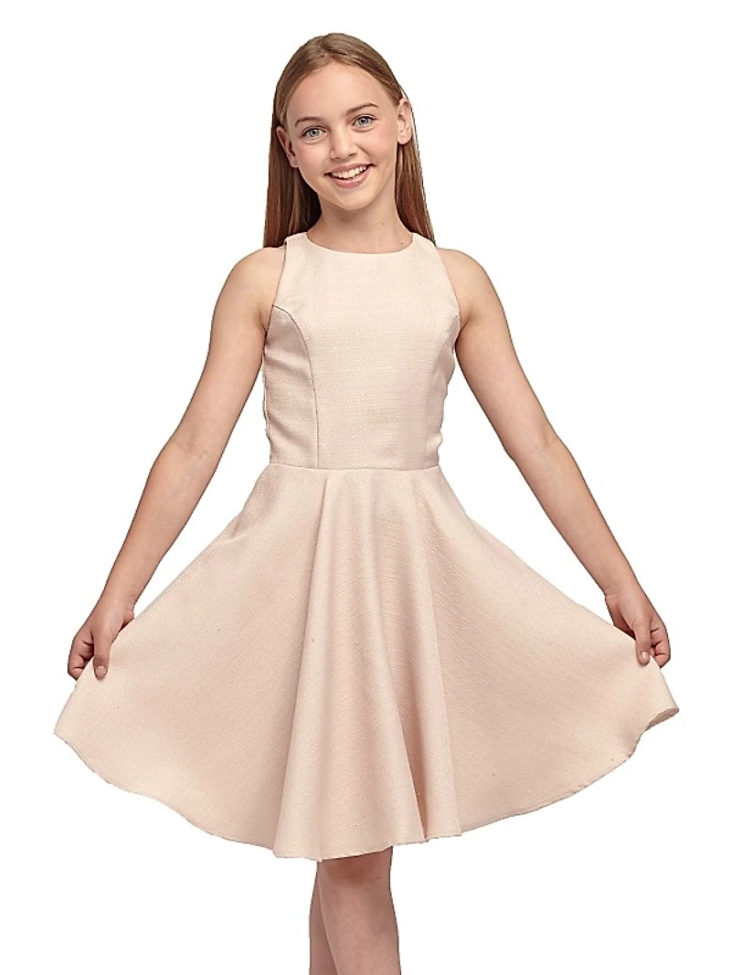 Girl's Racerback Jaquard Dress