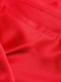 Charmeuse Double-Breasted Jacket
