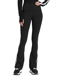 Raquel Double-Stripe Flare Yoga Pants