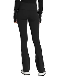 Raquel Double-Stripe Flare Yoga Pants