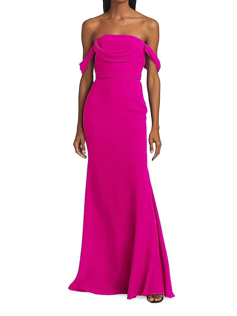 Andree Off-The-Shoulder Gown