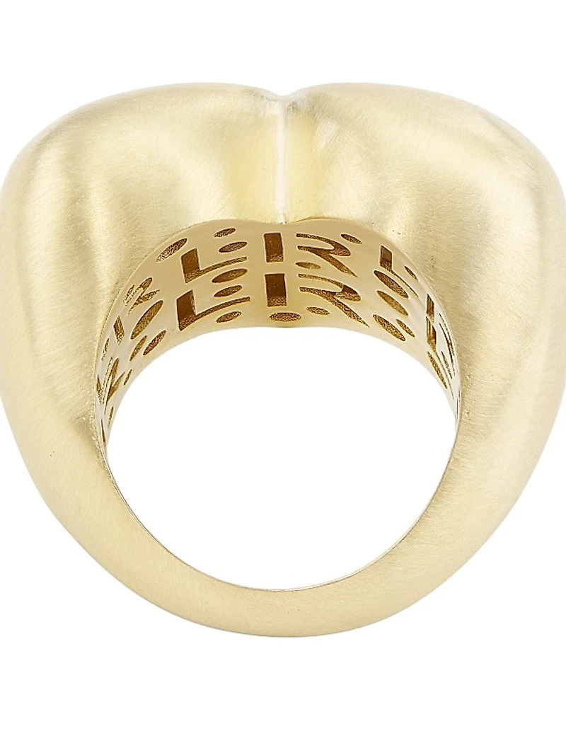 14K Yellow Gold Heart Ring