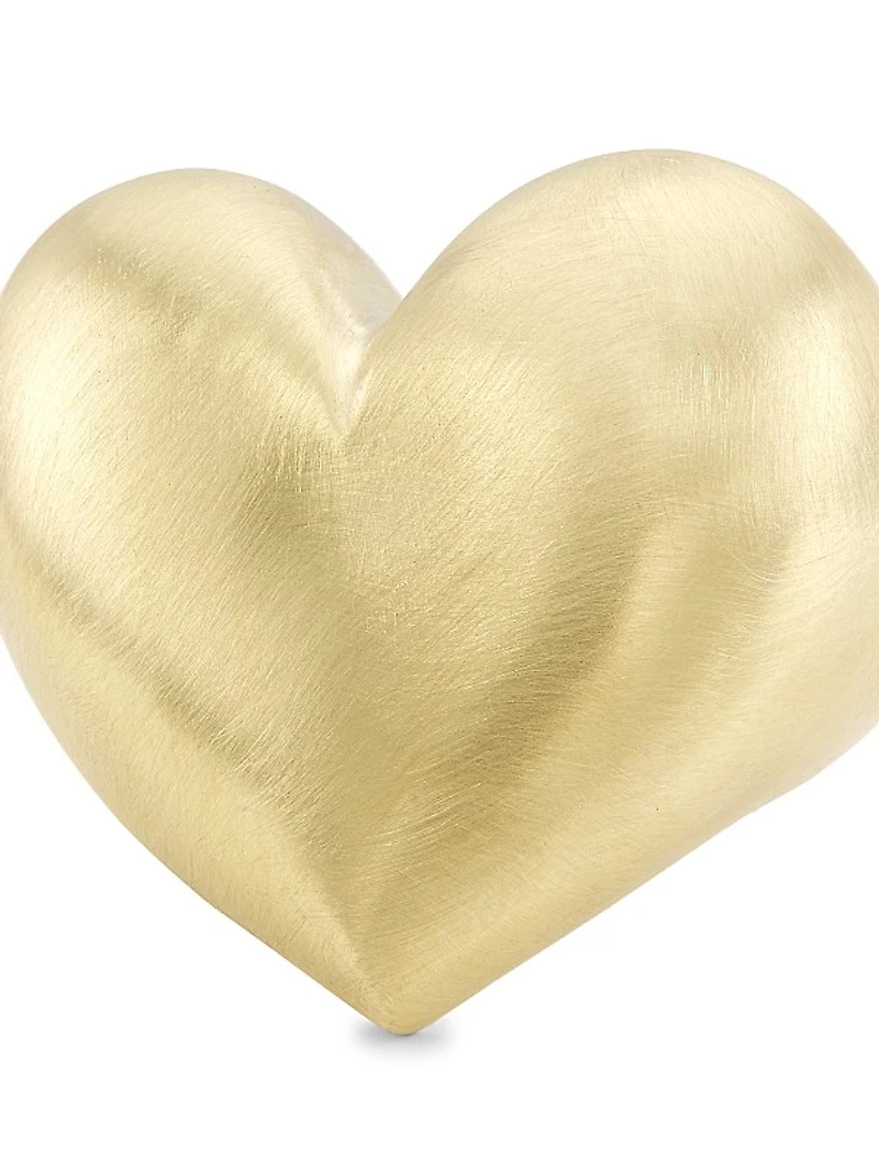 14K Yellow Gold Heart Ring