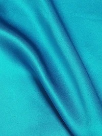 Draped Silk Satin Crop Top