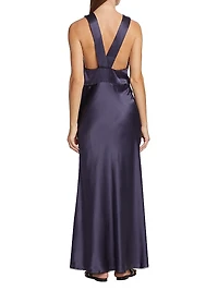 Willa Silk Cut-Out Gown