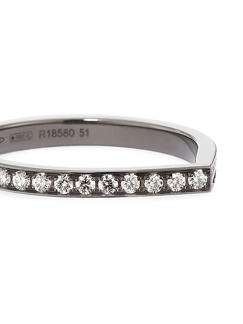 Antifer Black Platinum & Diamond Ring