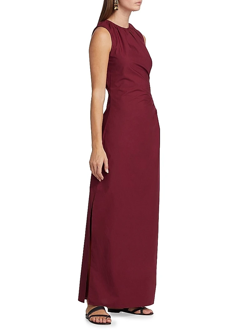 Dion Cotton Cut-Out Maxi Dress