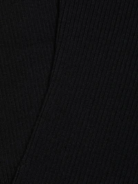 Ribbed Long-Sleeve Minidress