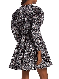Ophelia Cotton Fit & Flare Minidress