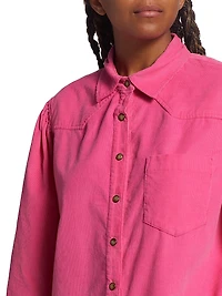 Wylan Cotton Corduroy Western-Style Shirt