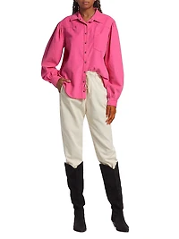 Wylan Cotton Corduroy Western-Style Shirt