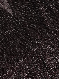 Carry Tiered Belted Metallic Dress