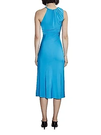 Phebe Cord Halterneck Midi-Dress
