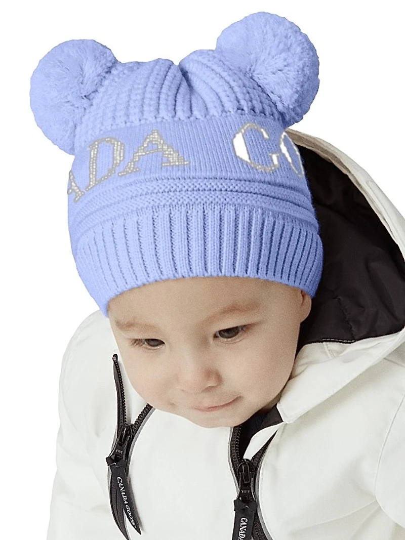 Logo Double Pom-Pom Hat
