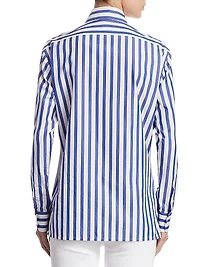 Capri Striped Button-Up Shirt