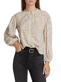 Delaney Lace-Detail Top