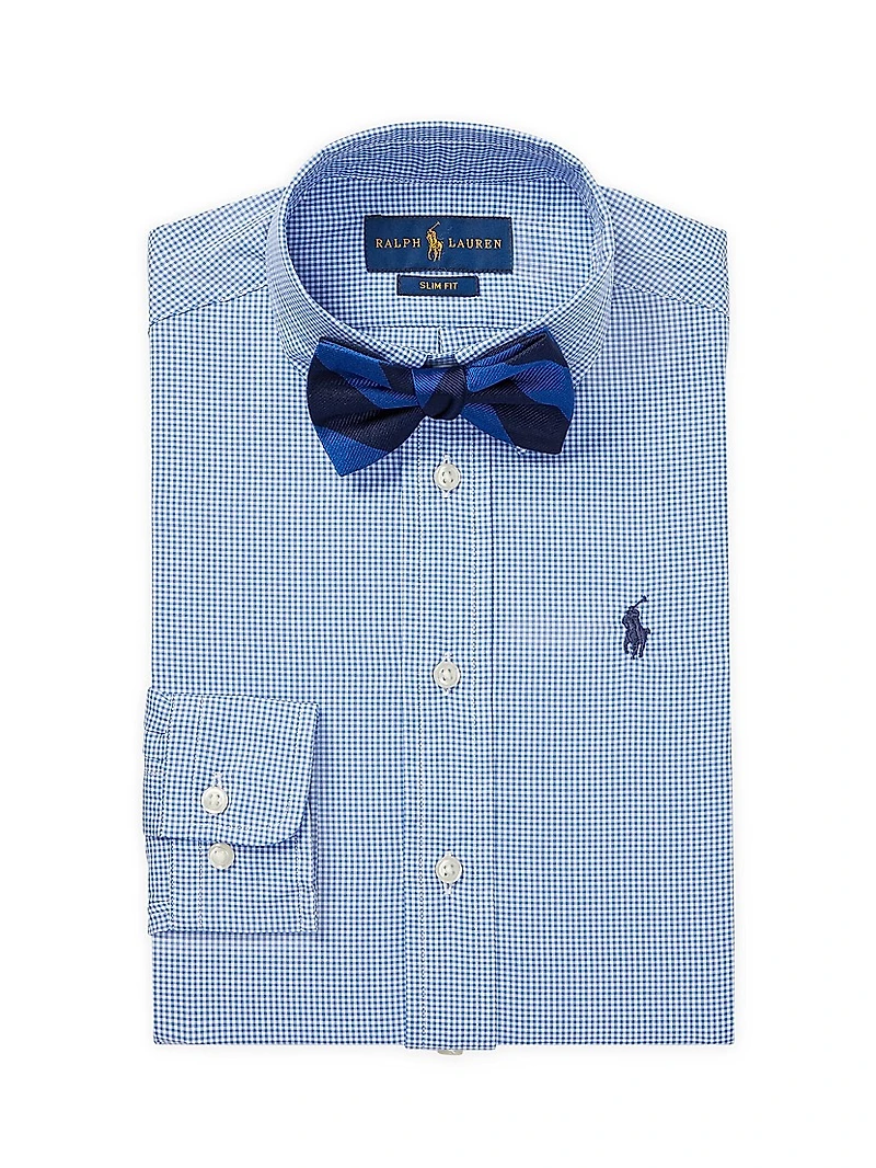 Little Boy's & Broadcloth Button-Front Dress Shirt