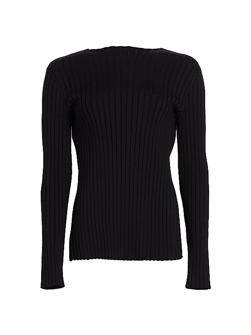 Ash Silk Cut-Out Top