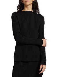 Ash Silk Cut-Out Top